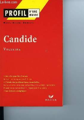 Image du vendeur pour PROFIL : CANDIDE (Voltaire) mis en vente par Le-Livre