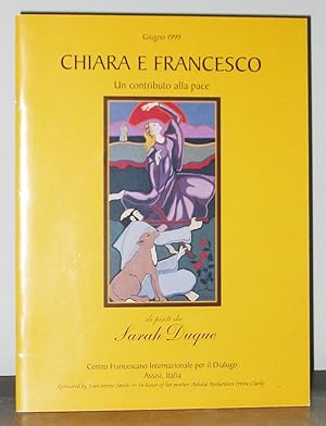 Bild des Verkufers fr Chiara E Francesco : Un Contributo Alla Pace Di Pinti Da Sarah Duque zum Verkauf von Exquisite Corpse Booksellers