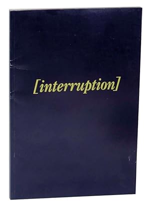 Seller image for Interruption for sale by Jeff Hirsch Books, ABAA