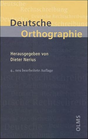 Bild des Verkufers fr Deutsche Orthographie zum Verkauf von AHA-BUCH GmbH