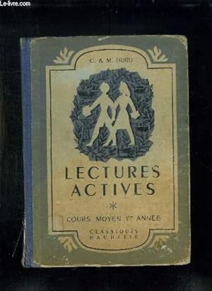 Seller image for LECTURES ACTIVES. COURS MOYEN 1er ANNEE. for sale by Le-Livre