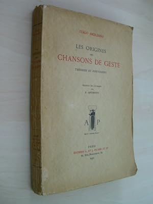 Imagen del vendedor de Les Origines des Chansons de Geste. Thories et discussions. Trad. de l'Italien par P. Antonetti. a la venta por Antiquariat Hamecher