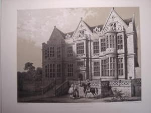 Fine Original Lithotint Illustration of The Duke's House, Wiltshire, By W. L. Walton. Published B...
