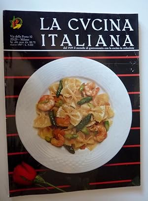 "LA CUCINA ITALIANA Dal 1929 il mensile di Gastronomia con la cucina in redazione,n.° 3 Marzo 1987"