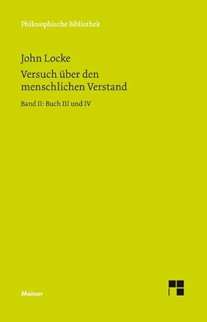 Bild des Verkufers fr Versuch ber den menschlichen Verstand 2 : Buch 3 und 4 zum Verkauf von AHA-BUCH GmbH