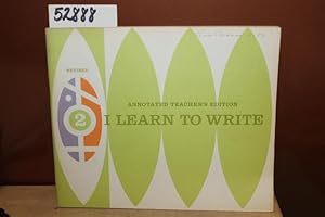 Image du vendeur pour Teacher's Guide for I Learn to Write 2 mis en vente par Princeton Antiques Bookshop