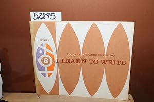 Image du vendeur pour Teacher's Guide for I Learn to Write 8 mis en vente par Princeton Antiques Bookshop