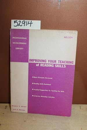 Bild des Verkufers fr Improving Your Teaching of Reading Skills zum Verkauf von Princeton Antiques Bookshop