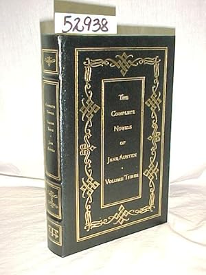 Seller image for Complete Novels of Jane Austen Volume Three (Northanger Abbey, Persuasion) 1996 Black Leather Tally Hall Press for sale by Princeton Antiques Bookshop