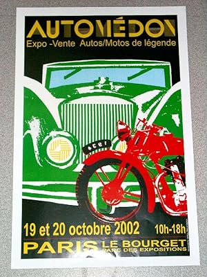 Affiche d'exposition - AUTOMEDON - Paris - Le Bouget.