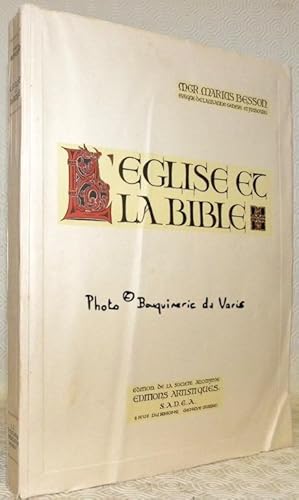 Imagen del vendedor de L'Eglise et la Bible. a la venta por Bouquinerie du Varis