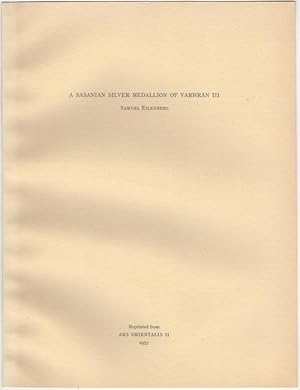 Image du vendeur pour A Sasanian Silver Medallion of Varhran III mis en vente par Kaaterskill Books, ABAA/ILAB