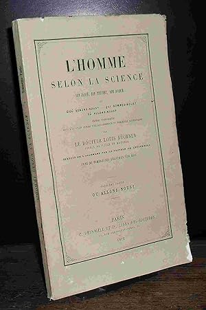 Seller image for L'HOMME SELON LA SCIENCE - OU ALLONS-NOUS for sale by Livres 113