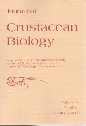 Seller image for Journal of Crustacean Biology Volume 20 (Number 1) February 2000 for sale by Bookfeathers, LLC