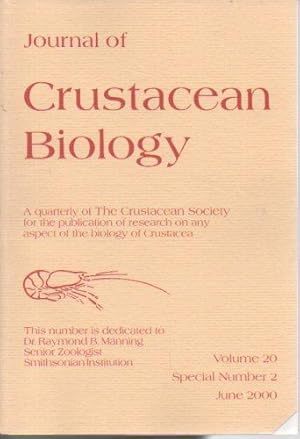 Seller image for Journal of Crustacean Biology Volume 20 (Special Number 2) June 2000 for sale by Bookfeathers, LLC