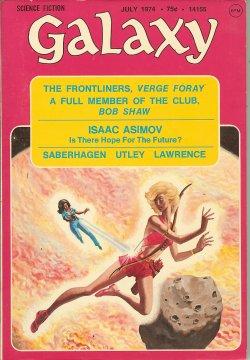 Image du vendeur pour GALAXY Science Fiction: July 1974 ("Orbitsbville") mis en vente par Books from the Crypt