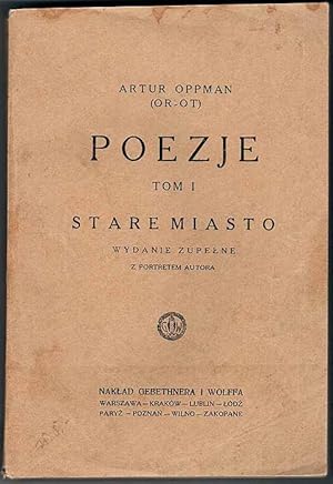 Imagen del vendedor de Poezje. T.1: Stare Miasto a la venta por POLIART Beata Kalke