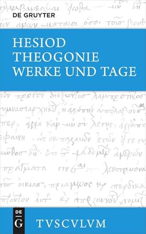 Bild des Verkufers fr Theogonie / Werke und Tage : Griechisch - Deutsch zum Verkauf von AHA-BUCH GmbH