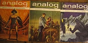 Imagen del vendedor de Analog: Science Fact / Science Fiction: October, November, December 1964 (.3 issues) featuring "Sweet Dreams, Sweet Princes" by Mack Reynolds, .The Mary Celeste Move, Gunpowder God, Gallagher's Glacier, Bill for Delivery, Plague of Kryder II a la venta por Nessa Books