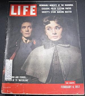 Image du vendeur pour Life Magazine February 4, 1957 mis en vente par Phyllis35