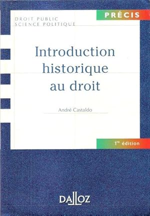 Introduction Historique Au Droit