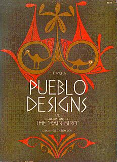 Pueblo Designs: 176 Illustrations of the "Rain Bird"