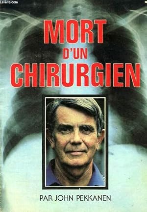Imagen del vendedor de MORT D'UN CHIRURGIEN a la venta por Le-Livre