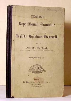 Imagen del vendedor de English Repetitional Grammar (Englische Repetitions-Grammatik) a la venta por Benson's Antiquarian Books