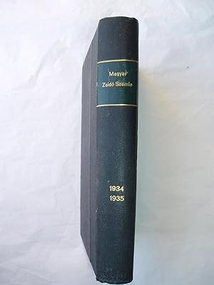 Seller image for Magyar Zsid Szemle; tvenegyedik - tvenkettedik vfolyam [1934 - 1935] for sale by Expatriate Bookshop of Denmark