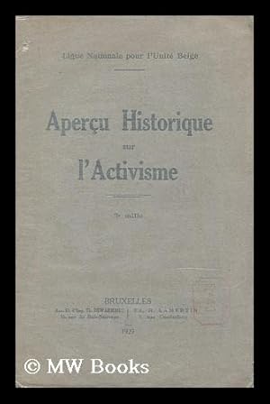 Image du vendeur pour Apercu historique sur l'activisme mis en vente par MW Books Ltd.