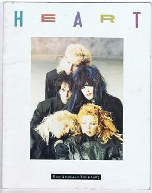 HEART - Bad Animals Tour Book; 1987 (Concert Tour Program Book)