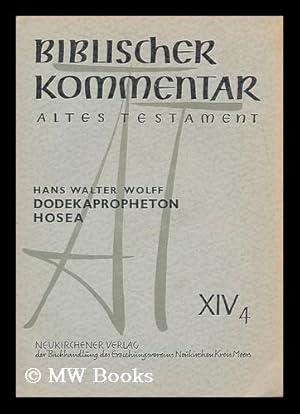 Image du vendeur pour Biblischer Kommentar : Altes Testament. Konige, IX, 4 / Martin Noth mis en vente par MW Books