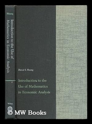 Seller image for Introduction to the use of mathematics in economic analysis for sale by MW Books