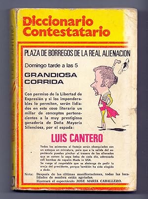 Seller image for DICCIONARIO CONTESTATARIO for sale by Libreria 7 Soles