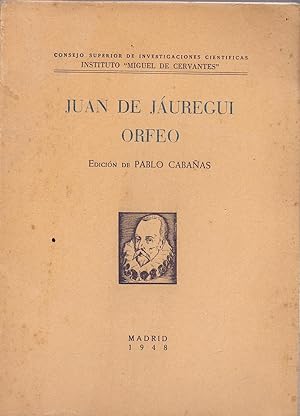 Bild des Verkufers fr ORFEO (Edicion de Pablo Cabaas) zum Verkauf von Libreria 7 Soles