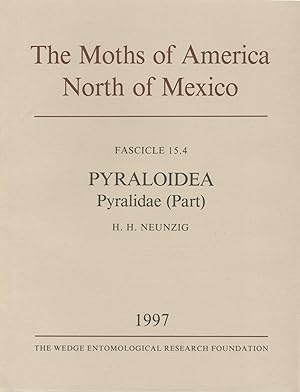 Imagen del vendedor de The Moths of America North of Mexico, including Greenland. Fascicle 15.4. Pyraloidea: Pyralidae (Part). Phycitinae (Part) a la venta por Entomological Reprint Specialists