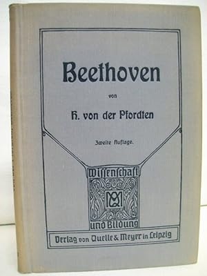 Seller image for Beethoven. Von Hermann Frh. v. d. Pfordten, Wissenschaft und Bildung ; 17 for sale by Antiquariat Bler