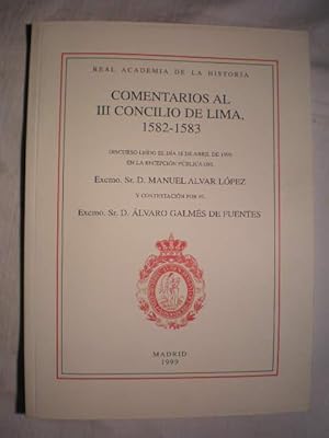 Imagen del vendedor de Comentarios al III Concilio De Lima, 1582-1583 a la venta por Librera Antonio Azorn