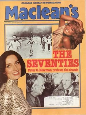 Maclean's Canada's Newsmagazine January 29, 1979 .Margaret Trudeau & Pierre Trudeau on Cover, The...