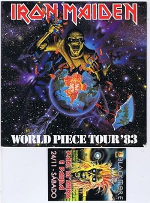IRON MAIDEN World Piece Tour Book; 1983 (Concert Tour Program Book)