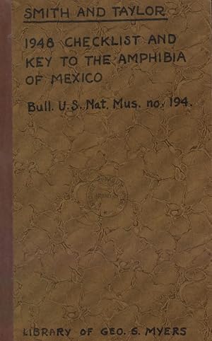 An Annotated Checklist and Key to the Amphibia of Mexico