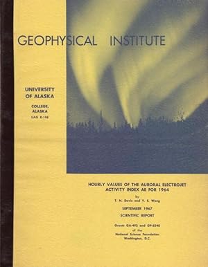 HOURLY VALUES OF THE AURORAL ELECTROJET ACTIVITY INDEX AE FOR 1964. UAG-R198