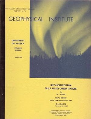 Seller image for IQSY ASCAPLOTS FROM 20 U.S. ALL-SKY CAMERA STATIONS. UAG-R205 for sale by OLD WORKING BOOKS & Bindery (Est. 1994)