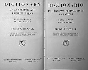 Diccionario de términos periodísticos y gráficos inglés-español, español-inglés. Publicado con lo...