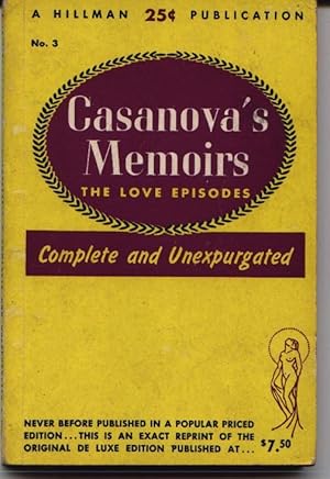 Image du vendeur pour Casanova's Memoirs mis en vente par West Portal Books