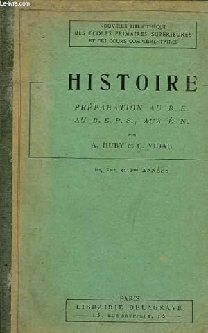 Seller image for HISTOIRE for sale by Le-Livre