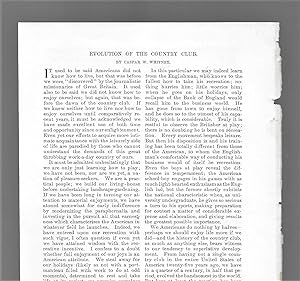 Seller image for Evolution Of The Country Club for sale by Legacy Books II