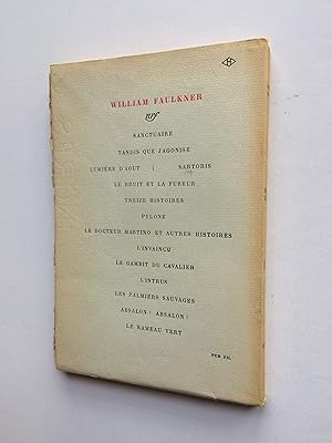 Le Rameau Vert / A Green Bough [ Exemplaire du Tirage de Tte ]: FAULKNER William