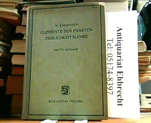 Bild des Verkufers fr Elemente der exakten Erblichkeitslehre. Mit Grundzgen der biologischen Variationsstatistik. zum Verkauf von Antiquariat Ehbrecht - Preis inkl. MwSt.