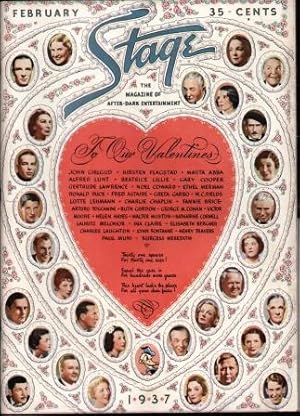 Bild des Verkufers fr 1937 STAGE THE MAGAZINE OF AFTER DARK ENTERTAINMENT February , 1937 zum Verkauf von Nick Bikoff, IOBA